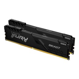 Kingston Technology FURY Beast 32GB 3200MT s DDR4 CL16 DIMM (Kit da 2) Black