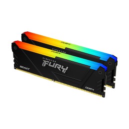 Kingston Technology FURY Beast 16GB 3200MT s DDR4 CL16 DIMM (Kit da 2) RGB