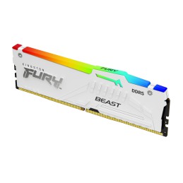 Kingston Technology FURY Beast 32GB 6000MT s DDR5 CL36 DIMM (Kit da 2 moduli) White RGB EXPO