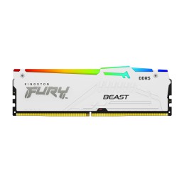 Kingston Technology FURY Beast 32GB 6000MT s DDR5 CL36 DIMM (Kit da 2 moduli) White RGB EXPO