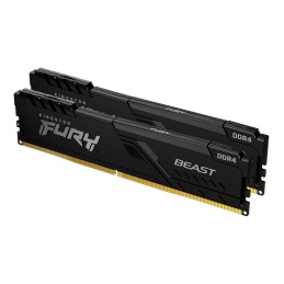 Kingston Technology FURY Beast 64GB 3600MT s DDR4 CL18 DIMM (Kit da 2) Black