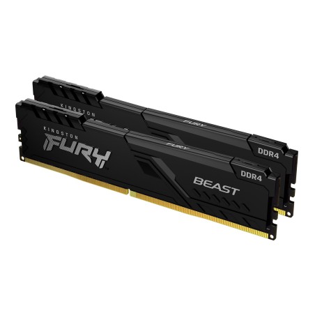 Kingston Technology FURY Beast 64GB 3600MT s DDR4 CL18 DIMM (Kit da 2) Black