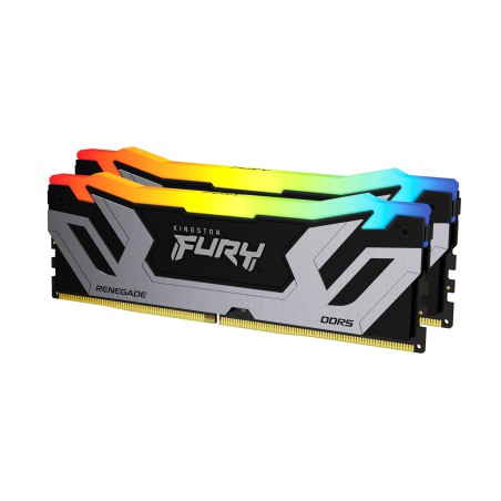 Kingston Technology FURY 48GB 8400MT s DDR5 CL40 CUDIMM (Kit da 2) Renegade RGB Silver XMP