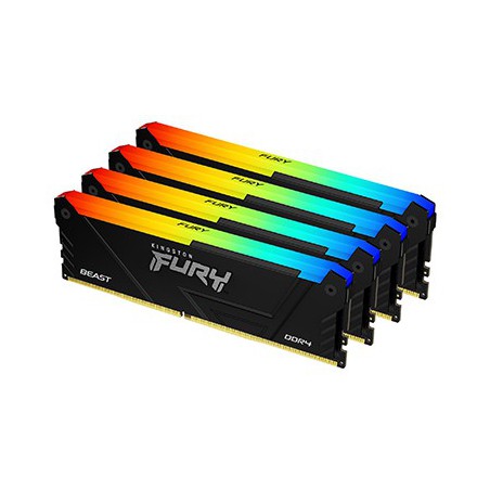 Kingston Technology FURY Beast 64GB 3600MT s DDR4 CL18 DIMM (Kit da 4) RGB