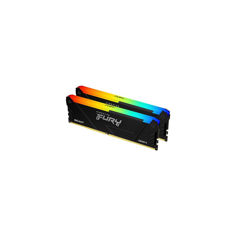 Kingston Technology FURY Beast 32GB 3733MT s DDR4 CL19 DIMM (Kit da 2) 1Gx8 RGB