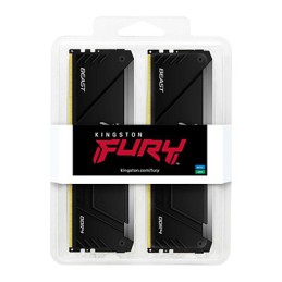 Kingston Technology FURY Beast 16GB 2666MT s DDR4 CL16 DIMM (Kit da 2) RGB