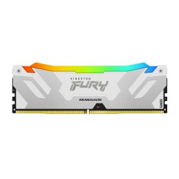 Kingston Technology FURY 16GB 6400MT s DDR5 CL32 DIMM Renegade RGB Bianco XMP