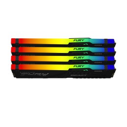 Kingston Technology FURY Beast 128 GB 5600 MT s DDR5 CL40 DIMM (Kit da 4 moduli) RGB XMP