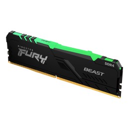 Kingston Technology FURY Beast RGB memoria 8 GB 1 x 8 GB DDR4 3600 MHz