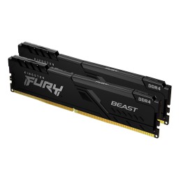 Kingston Technology FURY Beast 64GB 2666MT s DDR4 CL16 DIMM (Kit da 2) Black