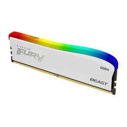 Kingston Technology FURY Beast 32GB 3200MT s DDR4 CL16 DIMM (Kit of 2) bianco RGB SE