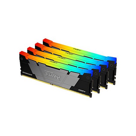 Kingston Technology FURY 32GB 3200MT s DDR4 CL16 DIMM (Kit da 4) Renegade RGB