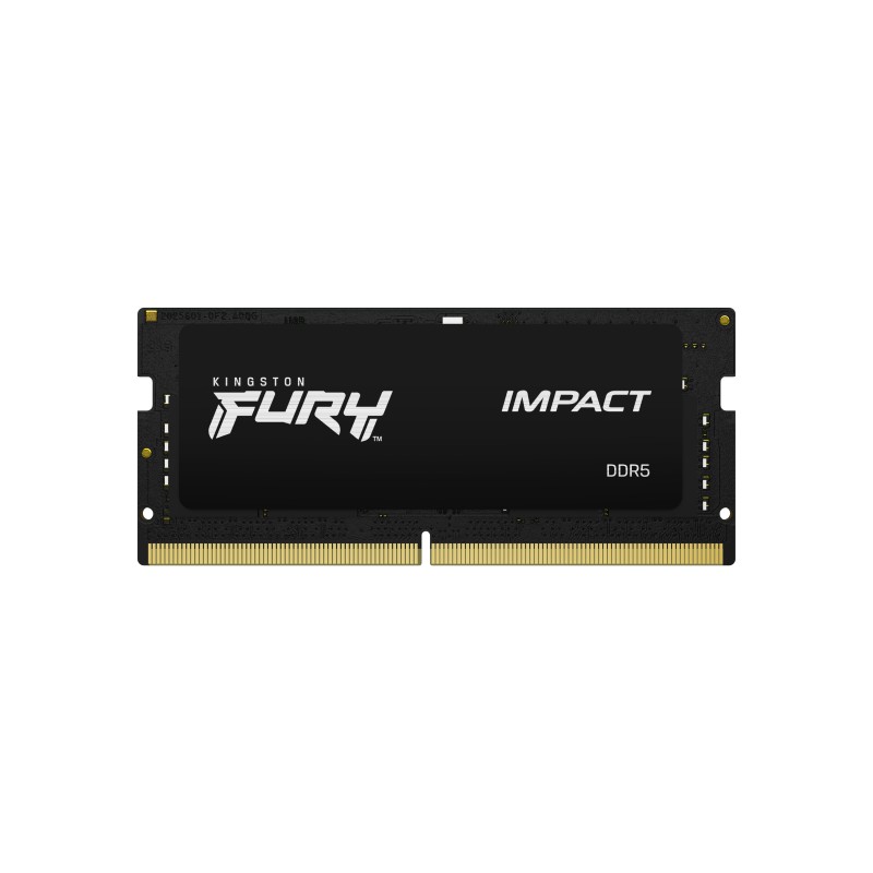Kingston Technology FURY 32 GB 6000 MT s DDR5 CL38 SODIMM (Kit da 2) Impact XMP Kingston Technology FURY 32 GB 6000 MT s DDR5 CL38 SODIMM (Kit da 2) Impact XMP