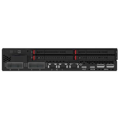 Lenovo ThinkEdge SE350 V2 server Rack (1U) Intel® Xeon® D D-2733NT 2,1 GHz 32 GB DDR4-SDRAM 500 W