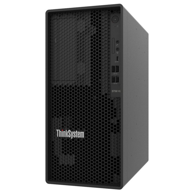 Lenovo ThinkSystem ST50 V2 server 1,92 TB Tower Intel Xeon E E-2388G 3,2 GHz 32 GB DDR4-SDRAM 500 W Lenovo ThinkSystem ST50 V2 server 1,92 TB Tower Intel Xeon E E-2388G 3,2 GHz 32 GB DDR4-SDRAM 500 W