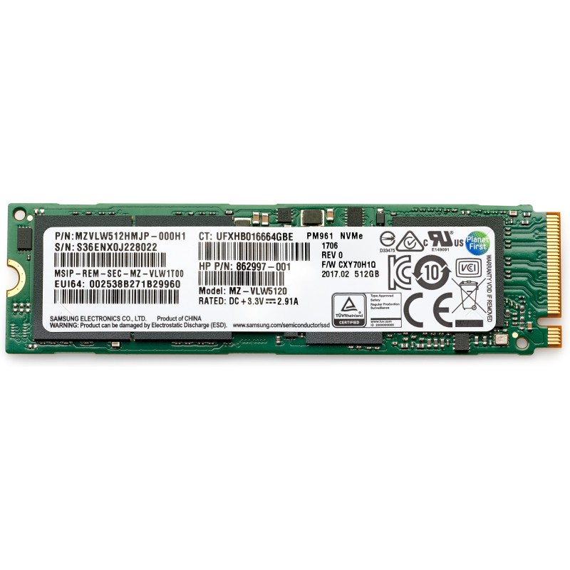 HP 1TB PCIe 4x4 NVMe TLC SSD M.2 PCI Express 4.0 HP 1TB PCIe 4x4 NVMe TLC SSD M.2 PCI Express 4.0