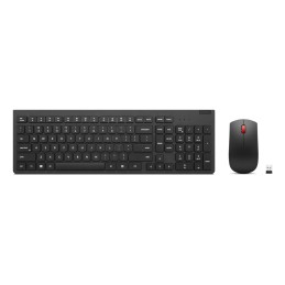 Lenovo 4X31N50708 tastiera Mouse incluso Universale RF Wireless QWERTY Inglese US Nero