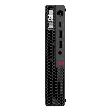 Lenovo ThinkStation P3 Tiny Intel® Core™ i7 i7-14700T 32 GB DDR5-SDRAM 1 TB SSD NVIDIA RTX A400 Windows 11 Pro Mini PC Nero