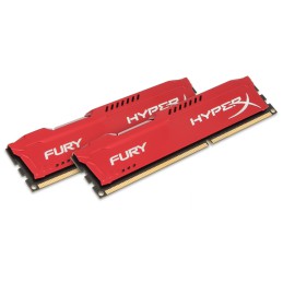 HyperX FURY Red 8GB 1866MHz DDR3 memoria 2 x 4 GB