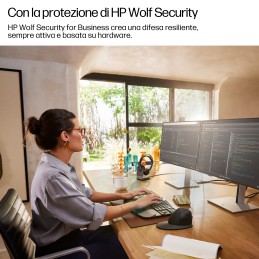 HP EliteDesk 8 Tower G1i Desktop AI PC Wolf Pro Security Edition Windows 11 Pro Nero