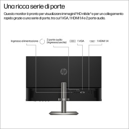 HP Series 5 Monitor serie 5 FHD da 23,8" – 524da