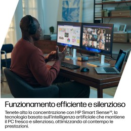 HP EliteBook 8 Flip G1i AI Copilot+ PC Intel Core Ultra 7 255U Ibrido (2 in 1) 33,8 cm (13.3") Touch screen WUXGA 32 GB