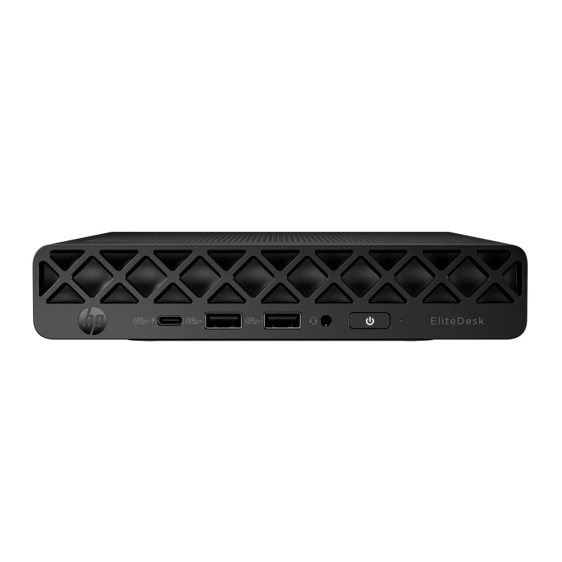 HP EliteDesk 8 Mini G1i Desktop AI PC Wolf Pro Security Edition 512 GB SSD Windows 11 Pro Mini PC Nero
