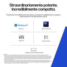 HP Z2 Mini G1i Workstation Desktop PC Wolf Pro Security Edition Intel Core Ultra 7 265 32 GB DDR5-SDRAM NVIDIA RTX A1000