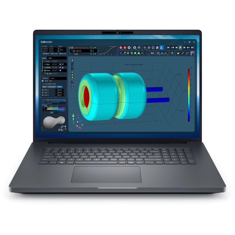 DELL Pro Max 18 Plus MB18250 Intel Core Ultra 7 265HX Workstation mobile 45,7 cm (18") Quad HD+ 32 GB DDR5-SDRAM 1 TB SSD DELL Pro Max 18 Plus MB18250 Intel Core Ultra 7 265HX Workstation mobile 45,7 cm (18") Quad HD+ 32 GB DDR5-SDRAM 1 TB SSD