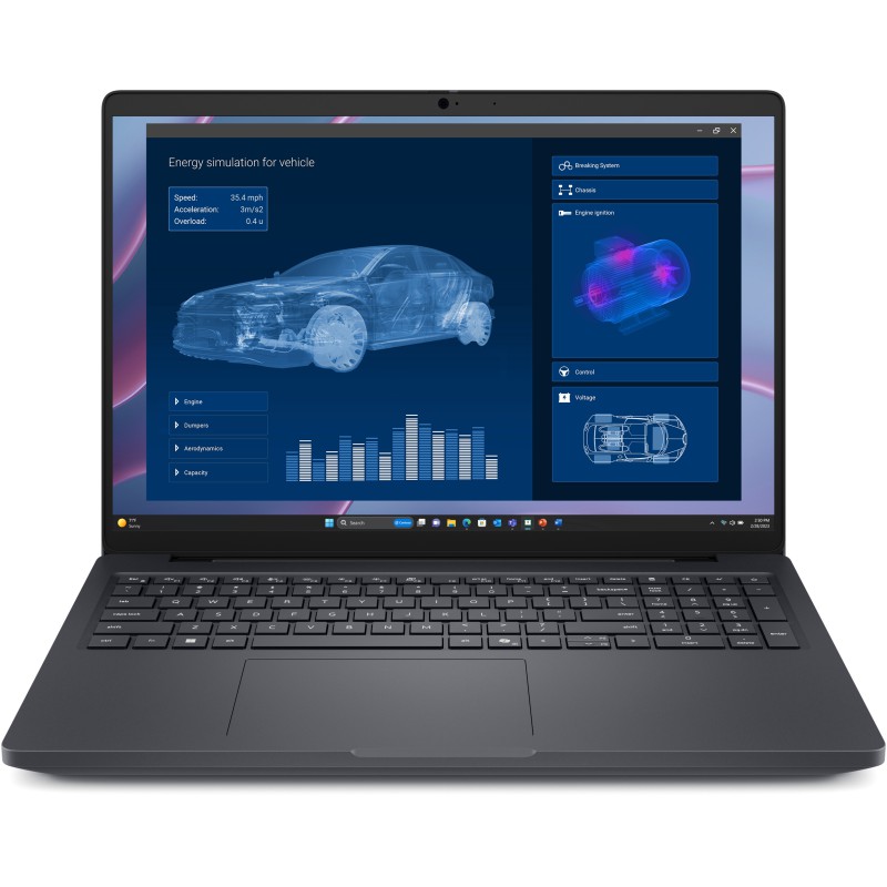 DELL Pro Max 16 MC16255 AMD Ryzen AI 7 PRO 350 Computer portatile 40,6 cm (16") Full HD+ 32 GB LPDDR5x-SDRAM 512 GB SSD NVIDIA DELL Pro Max 16 MC16255 AMD Ryzen AI 7 PRO 350 Computer portatile 40,6 cm (16") Full HD+ 32 GB LPDDR5x-SDRAM 512 GB SSD NVIDIA