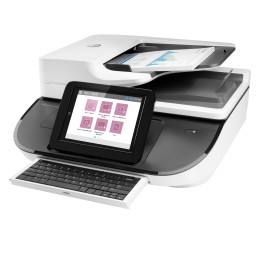 HP Digital Sender Flow 8500 fn2 Scanner a piano e ADF