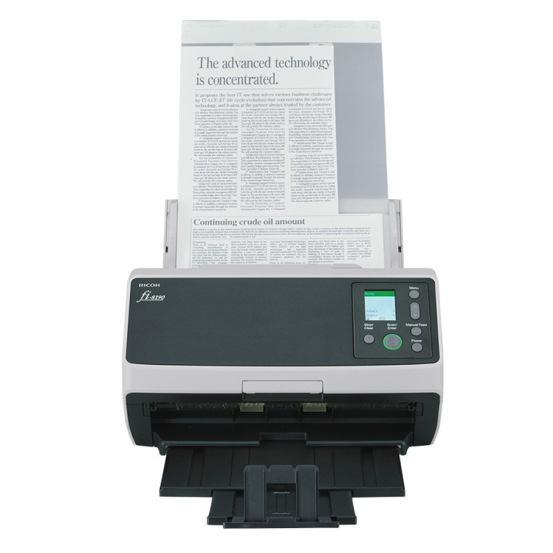 Ricoh fi-8190 ADF + scanner ad alimentazione manuale 600 x 600 DPI A4 Nero, Grigio Ricoh fi-8190 ADF + scanner ad alimentazione manuale 600 x 600 DPI A4 Nero, Grigio