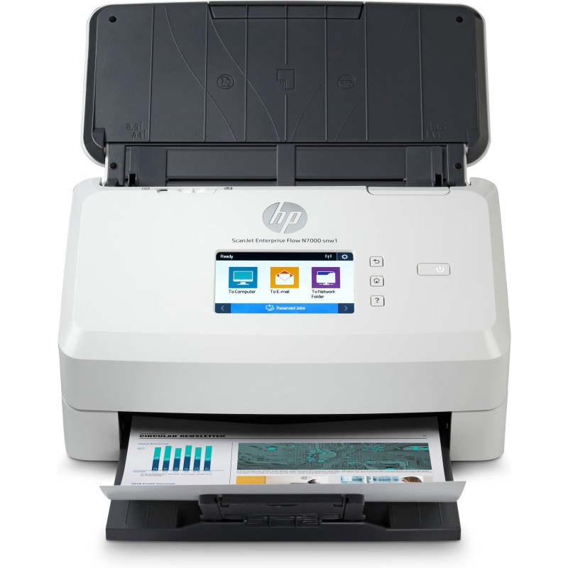 HP Scanjet Enterprise Flow N7000 Scanner a foglio 600 x 600 DPI A4 Bianco HP Scanjet Enterprise Flow N7000 Scanner a foglio 600 x 600 DPI A4 Bianco