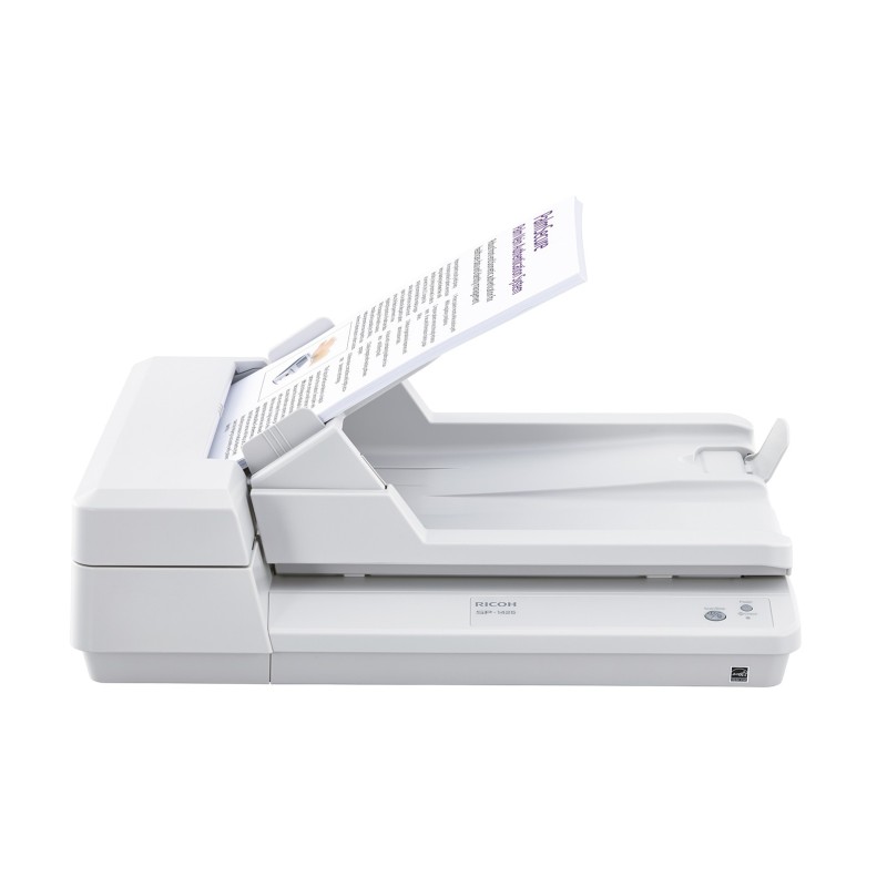 Ricoh SP-1425 Scanner a piano e ADF 600 x 600 DPI A4 Bianco Ricoh SP-1425 Scanner a piano e ADF 600 x 600 DPI A4 Bianco