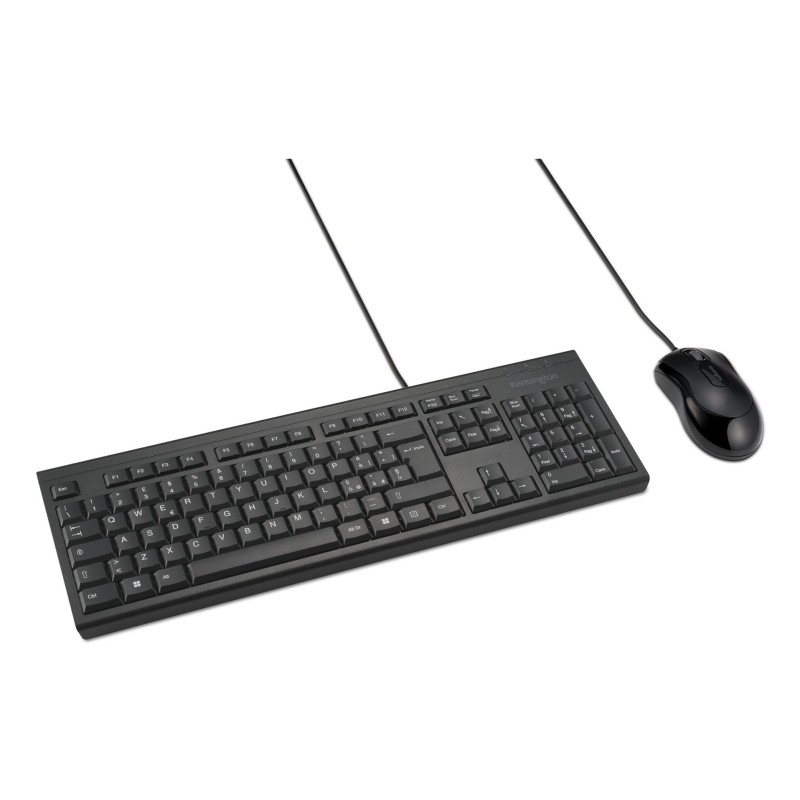 Kensington KM100 EQ tastiera Mouse incluso Ufficio USB QWERTY Italiano Nero