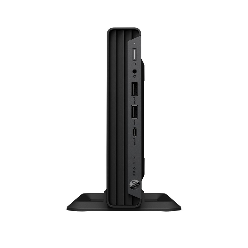 HP Pro Mini 400 G9 Desktop PC Wolf Pro Security Edition i3-14100T 8 GB DDR5-SDRAM 256 GB SSD Windows 11 Pro Mini PC Nero