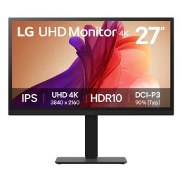 LG 27BA45U-B Monitor PC 68,6 cm (27") 3840 x 2160 Pixel 4K Ultra HD Nero