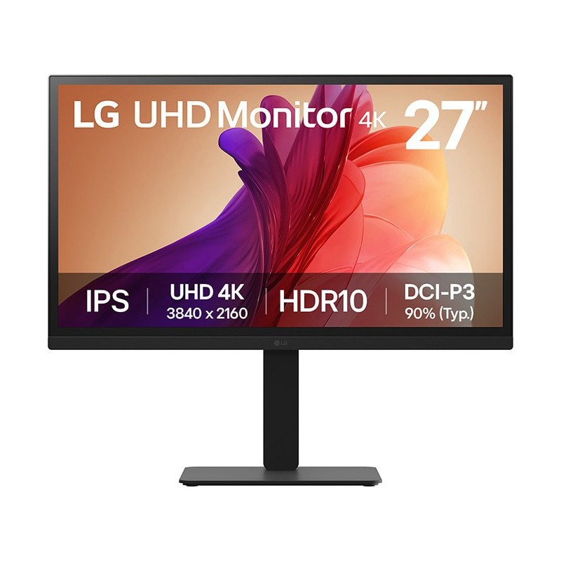 LG 27BA45U-B Monitor PC 68,6 cm (27") 3840 x 2160 Pixel 4K Ultra HD Nero LG 27BA45U-B Monitor PC 68,6 cm (27") 3840 x 2160 Pixel 4K Ultra HD Nero