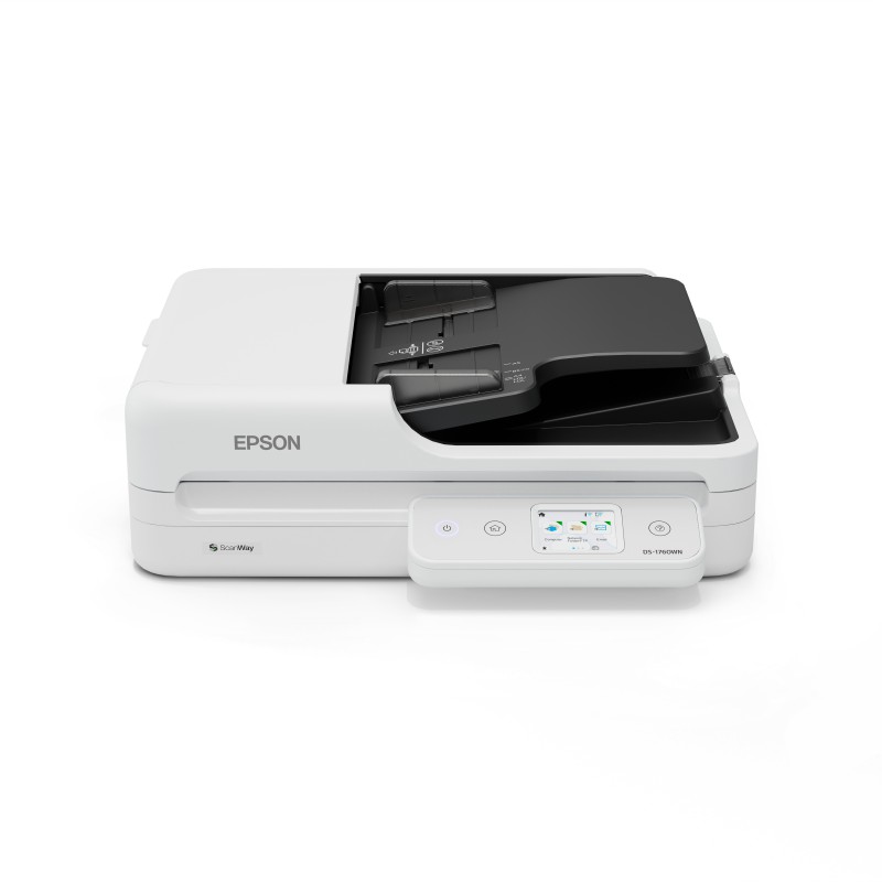 Epson WorkForce DS-1760WN Scanner a piano e ADF 1200 x 1200 DPI A4 Nero, Bianco