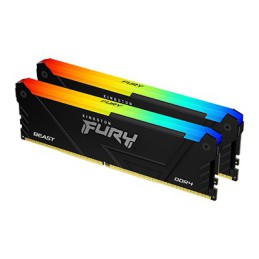 Kingston Technology FURY Beast 32GB 2666MT s DDR4 CL16 DIMM (Kit da 2) RGB