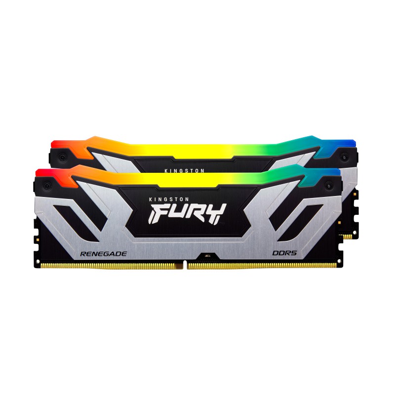 Kingston Technology FURY 48GB 8800MT s DDR5 CL42 CUDIMM (Kit da 2) Renegade RGB Silver