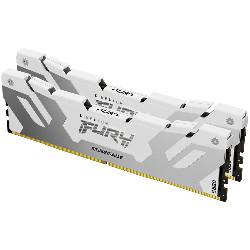 Kingston Technology FURY 48GB 8000MT s DDR5 CL38 DIMM (Kit da 2) Renegade White