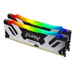 Kingston Technology FURY 48GB 8000MT s DDR5 CL38 DIMM (Kit da 2) Renegade RGB Silver