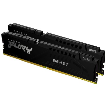 Kingston Technology FURY Beast 64GB 5200MT s DDR5 CL40 DIMM (Kit da 2) Nero