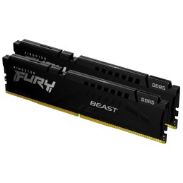 Kingston Technology FURY Beast 64GB 5600MT s DDR5 CL40 DIMM (Kit da 2) Nero