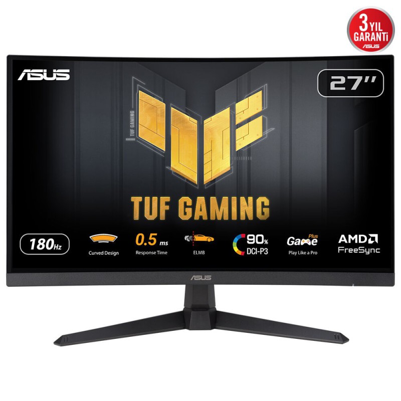 ASUS TUF Gaming VG27WQ3B Monitor PC 68,6 cm (27") 2560 x 1440 Pixel Quad HD LCD Nero