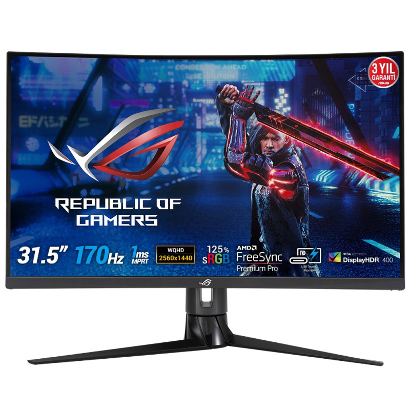ASUS ROG Strix XG32VC Monitor PC 80 cm (31.5") 2560 x 1440 Pixel Quad HD LED Nero
