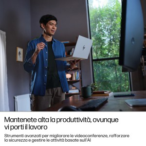 HP EliteBook 8 G1i 16 inch Notebook AI PC Wolf Pro Security Edition Intel Core Ultra 5 225U Computer portatile 40,6 cm (16")