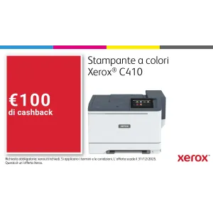 Xerox C410 A4 40 ppm Stampante fronte retro PS3 PCL5e 6 2 vassoi 251 fogli