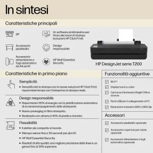 HP Designjet Stampante T250 24" edizione 2025